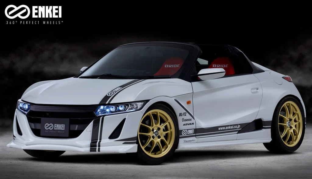 ENKEI PF01 ゴールドを装着したホンダS660