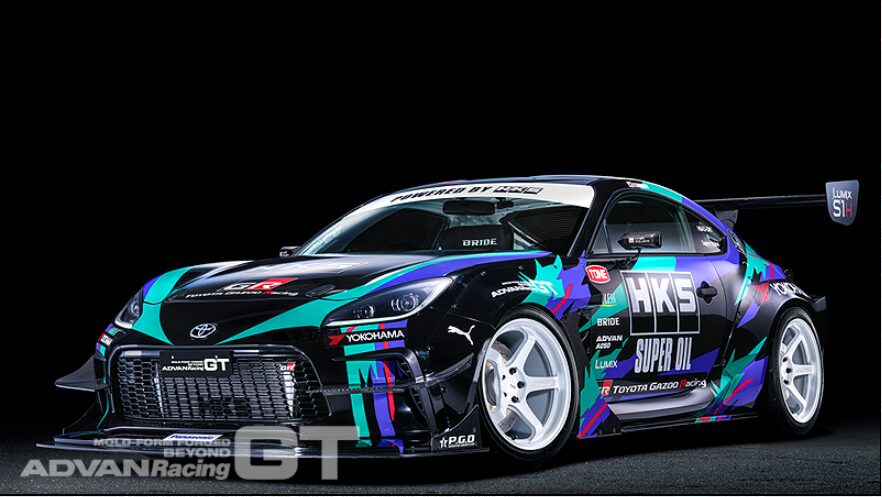 ADVAN GTビヨンド コンケイブホイール 装着例 立体感