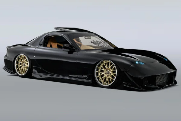 MAVERICK 709M サムライゴールドを装着したマツダ RX-7 FD3Sのカスタム例