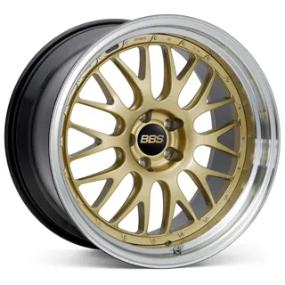 BBS RT88 モータースポーツゴールドのディスクとブラックブライトダイヤカットリムのホイール単体