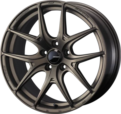 WedsSport SA-01R 18×8.5J EJ-BRONZE IIの半艶消しブロンズホイール正面
